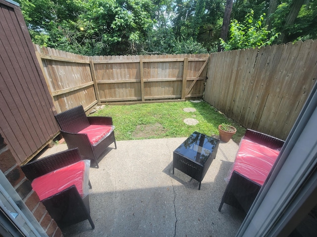 6859 Curtis Way, Florence, KY 41042 - fenced backyard with a patio area