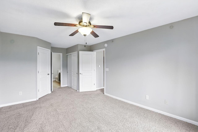 2225 Rolling Hills Dr, Covington, KY 41017 - unfurnished bedroom with carpet floors and ceiling fan