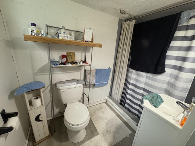 107 W 1st St, Silver Grove, KY 41085 - bathroom with vanity and wood finished floors