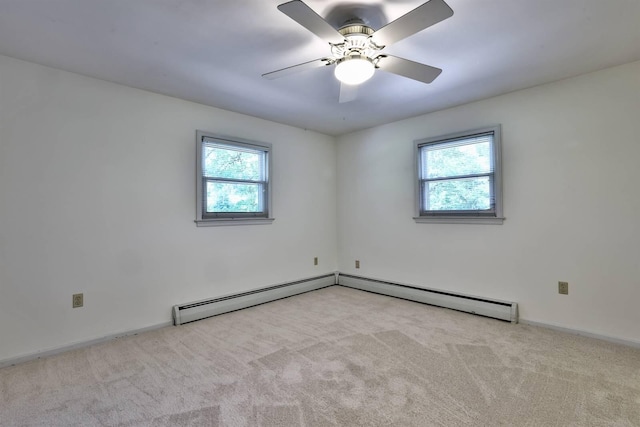 724 Dudley Rd, Edgewood, KY 41017 - unfurnished room featuring healthy amount of natural light, carpet, and a baseboard heating unit