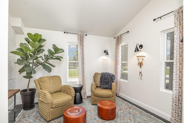 2003 Pieck Dr, Fort Wright, KY 41011 - living area with vaulted ceiling and wood finished floors
