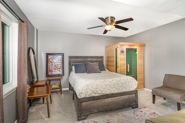 2003 Pieck Dr, Fort Wright, KY 41011 - carpeted bedroom with baseboards and ceiling fan
