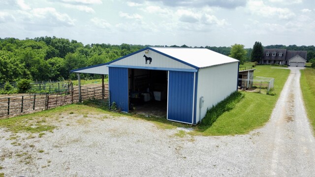 3745 Sweet Owen Rd, Owenton, KY 40359 - view of pole building with driveway