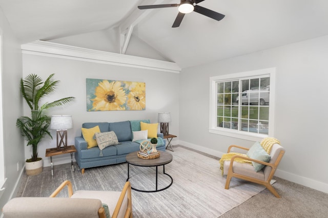 12077 Vises Trl, Covington, KY 41015 - living room featuring a ceiling fan and carpet flooring