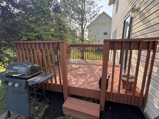 301 Fairway Dr, Dry Ridge, KY 41035 - deck with area for grilling