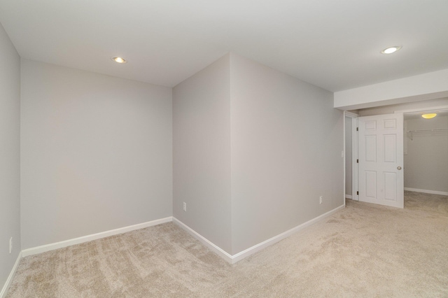 2282 Berkshire Ct, Florence, KY 41042 - finished below grade area with light colored carpet and recessed lighting