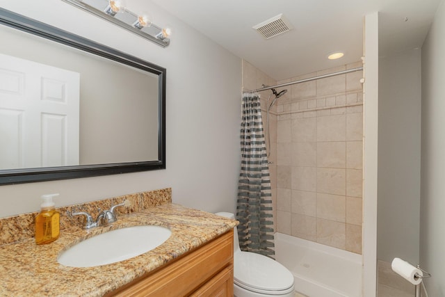 2282 Berkshire Ct, Florence, KY 41042 - full bathroom with vanity and tiled shower