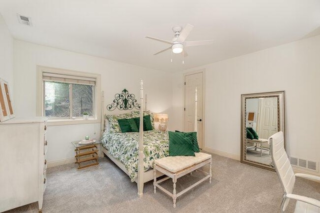 1217 Citation Dr, Union, KY 41091 - bedroom with light carpet and a ceiling fan