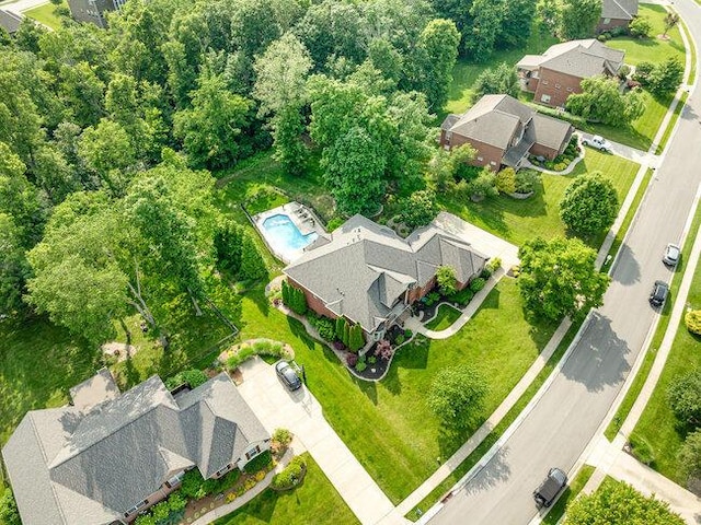 1217 Citation Dr, Union, KY 41091 - aerial perspective of suburban area with a pool