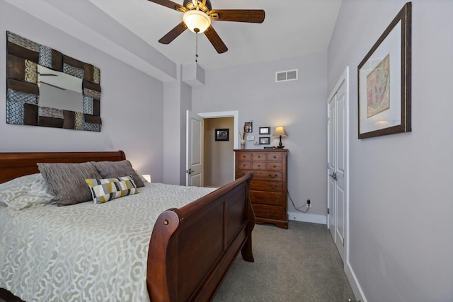 202 W 13th St, Newport, KY 41071 - bedroom featuring light colored carpet and a ceiling fan
