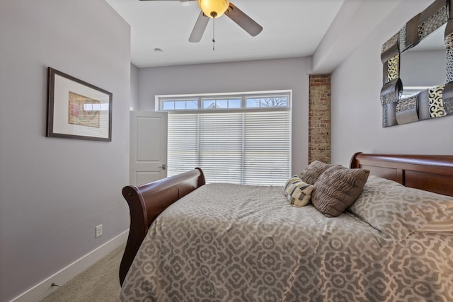 202 W 13th St, Newport, KY 41071 - carpeted bedroom featuring baseboards and a ceiling fan