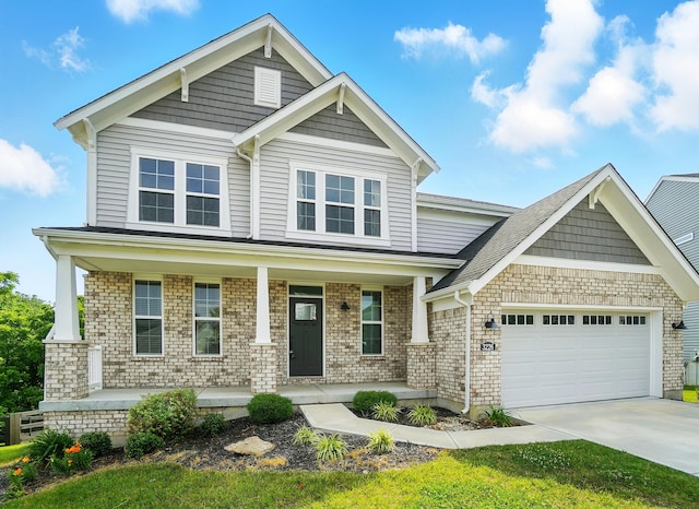 3226 Chloe Ct, Hebron, KY 41048 - craftsman inspired home featuring covered porch, an attached garage, and driveway