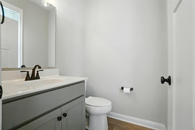 3226 Chloe Ct, Hebron, KY 41048 - half bathroom with vanity and wood finished floors