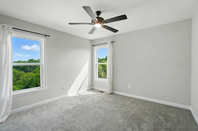 3226 Chloe Ct, Hebron, KY 41048 - spare room with carpet flooring and a ceiling fan