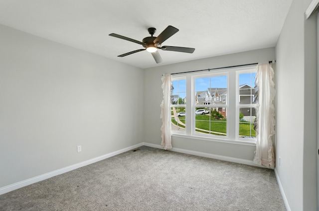 3226 Chloe Ct, Hebron, KY 41048 - carpeted spare room with baseboards and ceiling fan