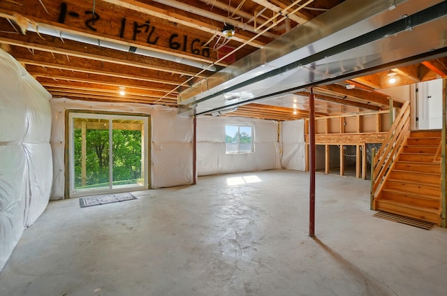 3226 Chloe Ct, Hebron, KY 41048 - below grade area featuring stairs