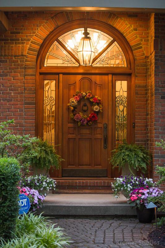2507 Woodstone Way, Villa Hills, KY 41017 - doorway to property featuring brick siding