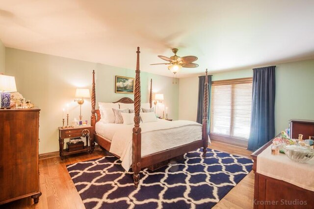 2507 Woodstone Way, Villa Hills, KY 41017 - bedroom featuring wood finished floors and ceiling fan