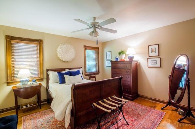 2507 Woodstone Way, Villa Hills, KY 41017 - bedroom featuring wood finished floors and ceiling fan