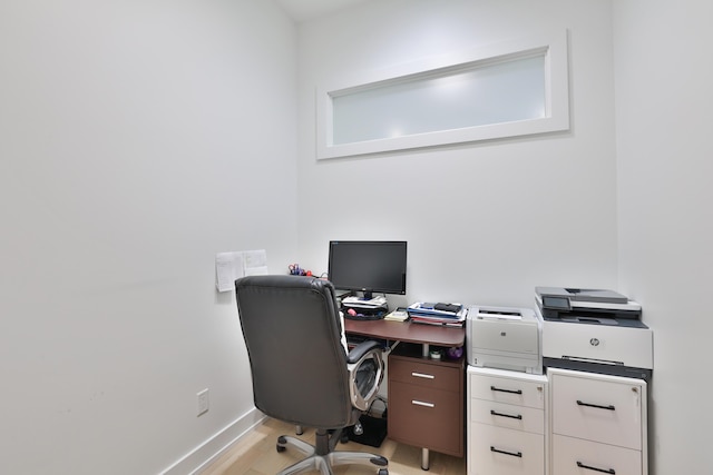 716 Western Ave, Covington, KY 41011 - office area with light wood-style floors and baseboards