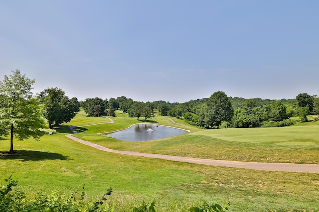 716 Western Ave, Covington, KY 41011 - view of home's community featuring a water view, a lawn, and view of golf course