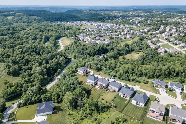 2320 Daybloom Ct, Hebron, KY 41048 - aerial view of property and surrounding area featuring nearby suburban area