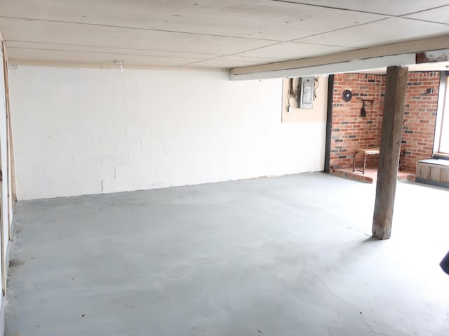 311 Elk Lake Rd, Owenton, KY 40359 - unfinished below grade area featuring electric panel