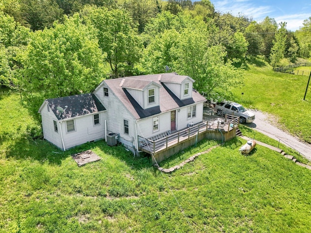 10061 Persimmon Grove Pike, Alexandria, KY 41001 - aerial view of property and surrounding area featuring a heavily wooded area