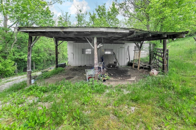 10061 Persimmon Grove Pike, Alexandria, KY 41001 - view of pole building with a detached carport
