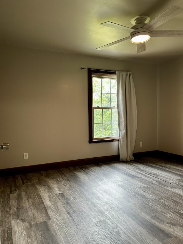 1756 Paxton Rd, Morning View, KY 41063 - empty room featuring ceiling fan and wood finished floors