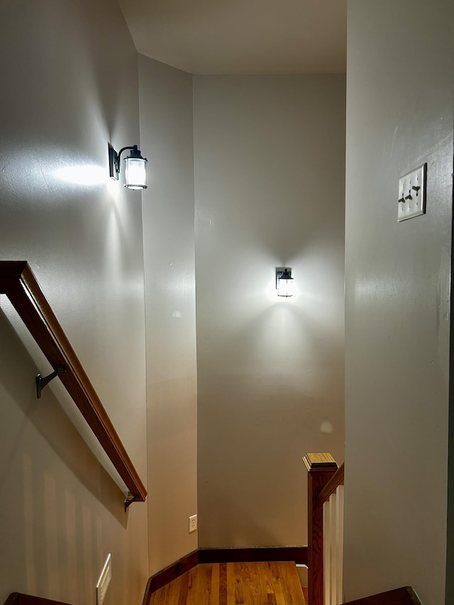 1756 Paxton Rd, Morning View, KY 41063 - stairway with wood finished floors and baseboards