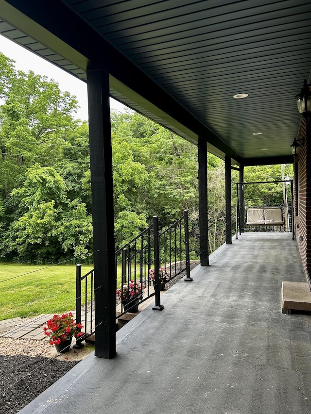 1756 Paxton Rd, Morning View, KY 41063 - covered porch featuring a lawn