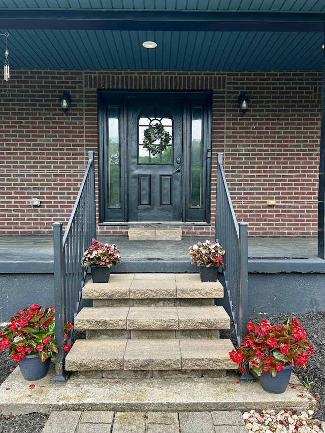 1756 Paxton Rd, Morning View, KY 41063 - property entrance with a porch and brick siding