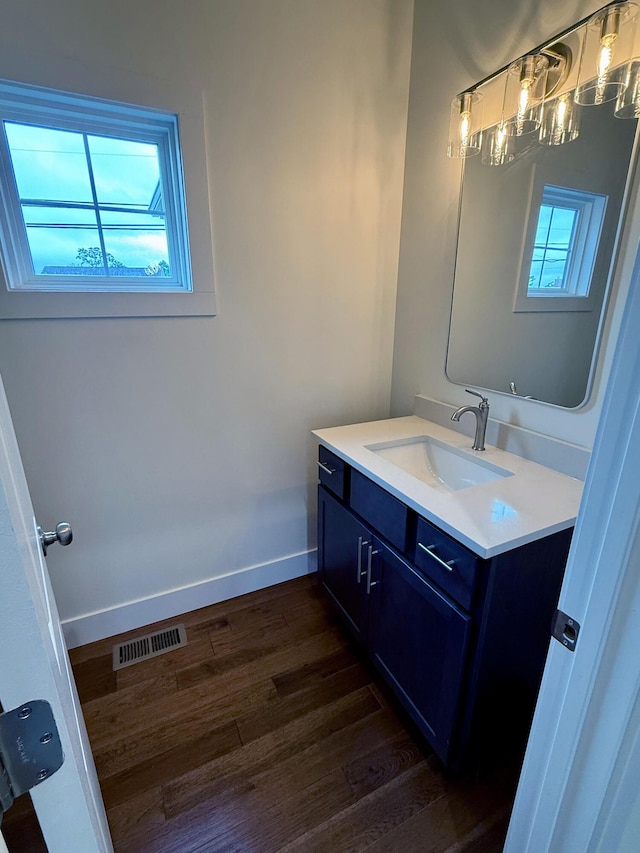 10448 Pleaasant Ridge Rd, Alexandria, KY 41001 - bathroom featuring wood finished floors and vanity