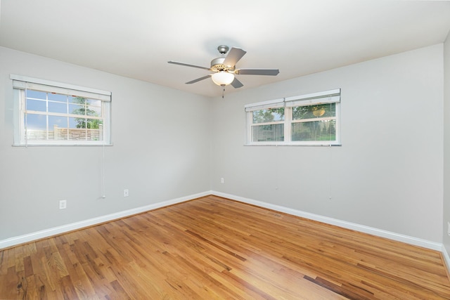 9513 Old Union Rd, Union, KY 41091 - unfurnished room featuring light wood finished floors and ceiling fan