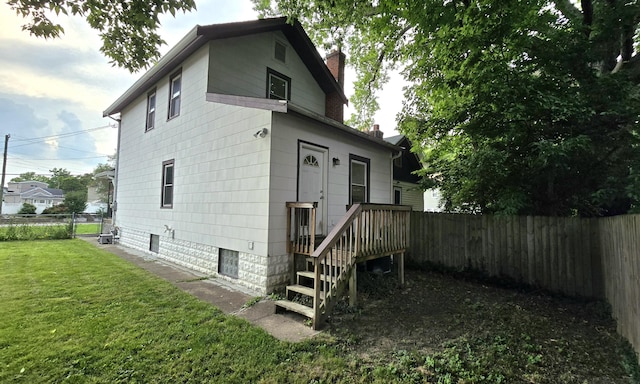 4336 Glenn Ave, Covington, KY 41015 - back of house with a chimney