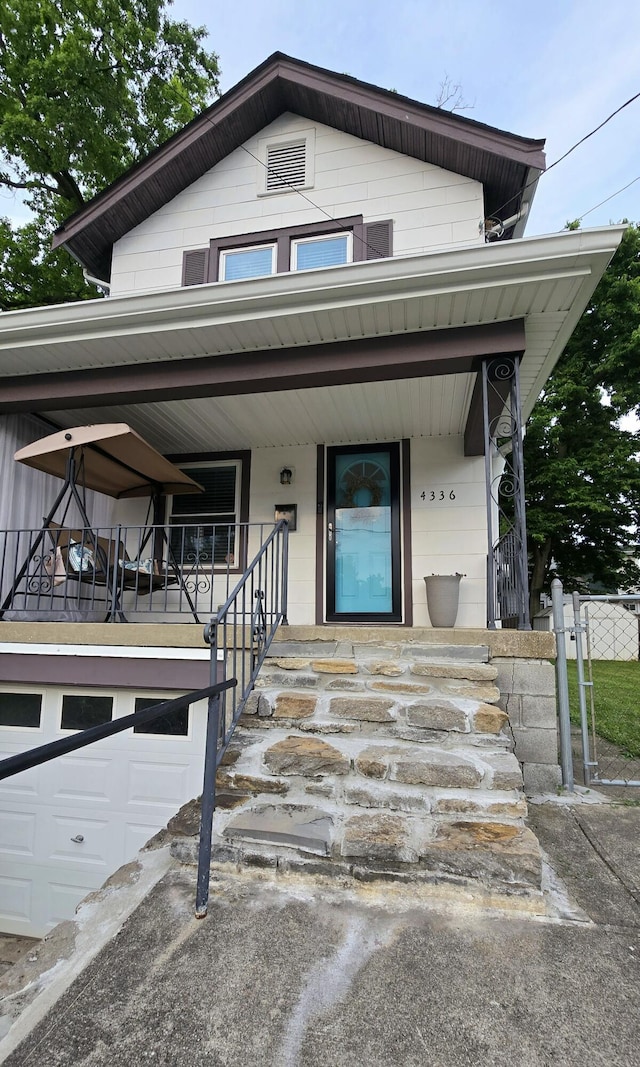 4336 Glenn Ave, Covington, KY 41015 - view of front of home featuring a porch