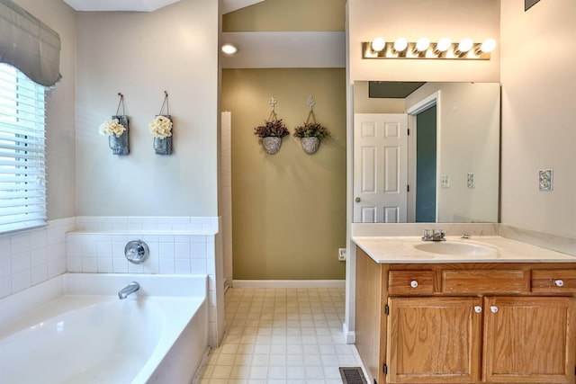 1906 Robins Run, Hebron, KY 41048 - full bathroom featuring vanity and a bath