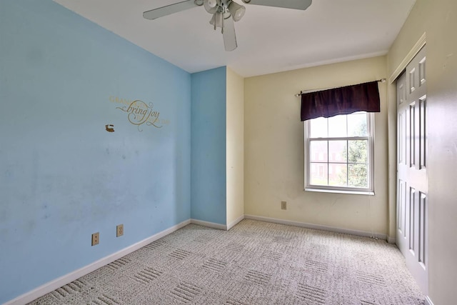 1906 Robins Run, Hebron, KY 41048 - unfurnished room with ceiling fan and carpet floors