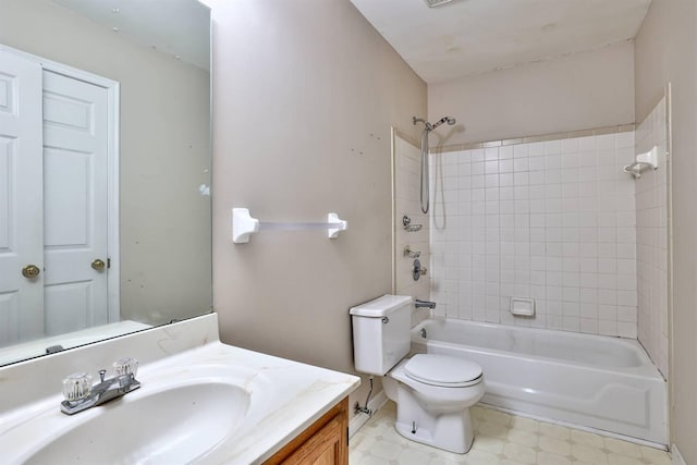 1906 Robins Run, Hebron, KY 41048 - full bathroom featuring vanity, shower / bath combination, and tile patterned floors