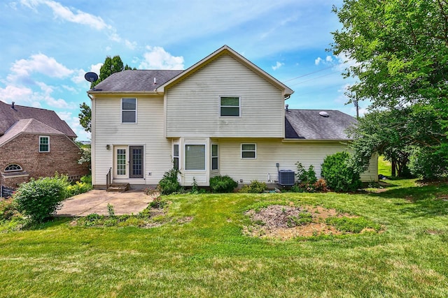 1906 Robins Run, Hebron, KY 41048 - rear view of house with a patio area, a yard, and roof with shingles