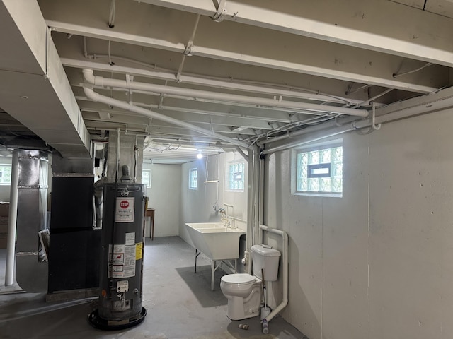 2706 Decoursey Ave, Covington, KY 41015 - below grade area featuring water heater and heating unit