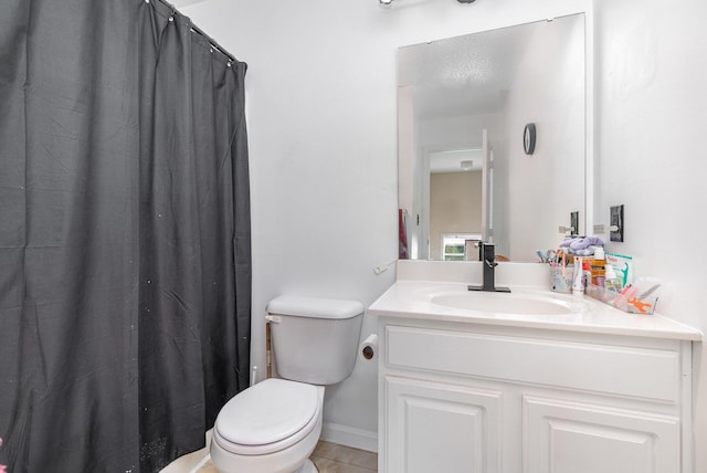 1845 Conrad Ln, Burlington, KY 41005 - full bath featuring vanity, tile patterned floors, and a shower with curtain