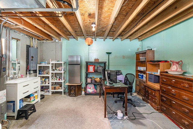 1845 Conrad Ln, Burlington, KY 41005 - office space featuring carpet flooring and electric panel