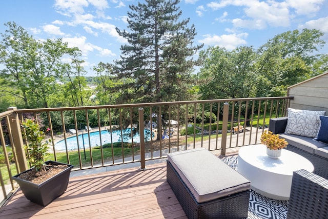 1006 Nob Hill Dr, Fort Thomas, KY 41075 - view of wooden deck