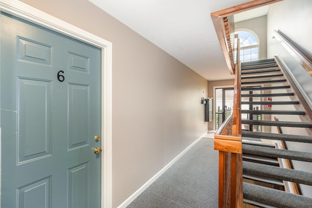 10602 Christa Ct Unit 6, Alexandria, KY 41001 - stairway with carpet floors and plenty of natural light