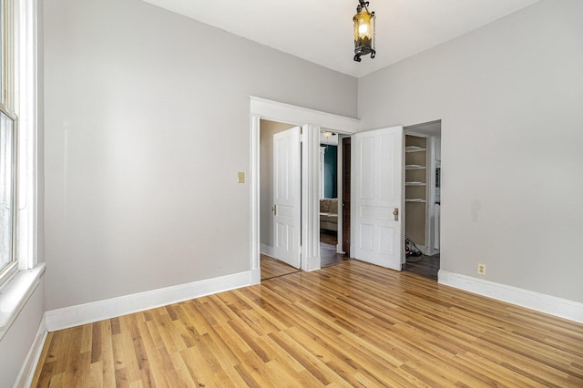 3712 Park Ave, Covington, KY 41015 - empty room featuring baseboards and light wood-style floors