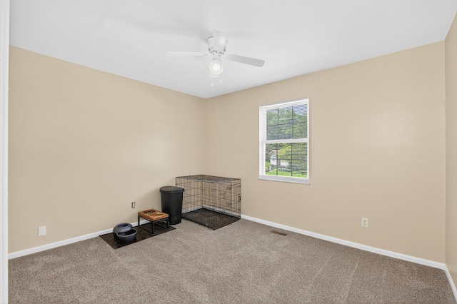 1212 Leslie Marie Ct, Elsmere, KY 41018 - empty room featuring carpet flooring and a ceiling fan