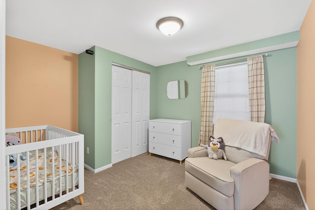 1212 Leslie Marie Ct, Elsmere, KY 41018 - carpeted bedroom featuring a closet and baseboards