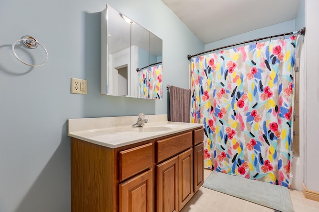1041 Kidwell Rd, Demossville, KY 41033 - bathroom featuring vanity and a shower with curtain